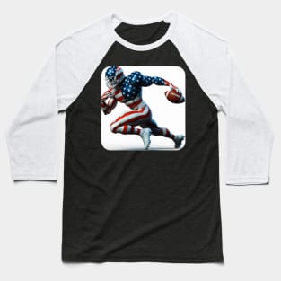 American Man NFL Football Player #2 Baseball T-Shirt